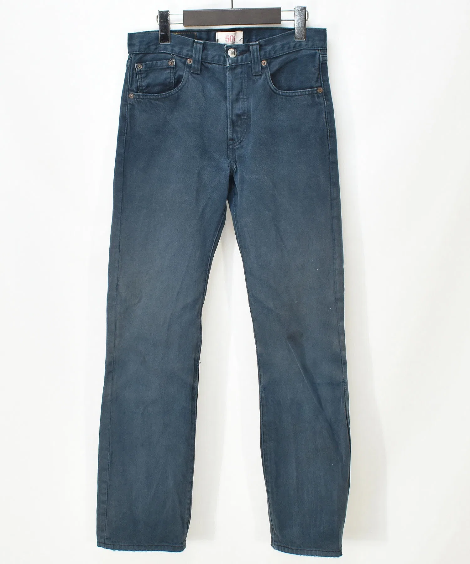 [Винтажная одежда] Джинсы Levi's 501 в стиле 2000-х, черные.