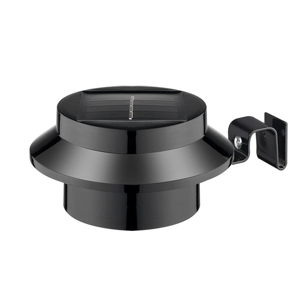 

INF светодиодный светильник на солнечной энергии для ограждения для дорожки на заднем дворе, белый свет, черный