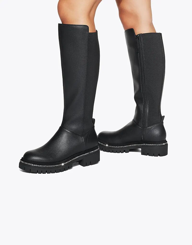 Сапоги KG Kurt Geiger Tiff с высоким голенищем, черного цвета — фото 3