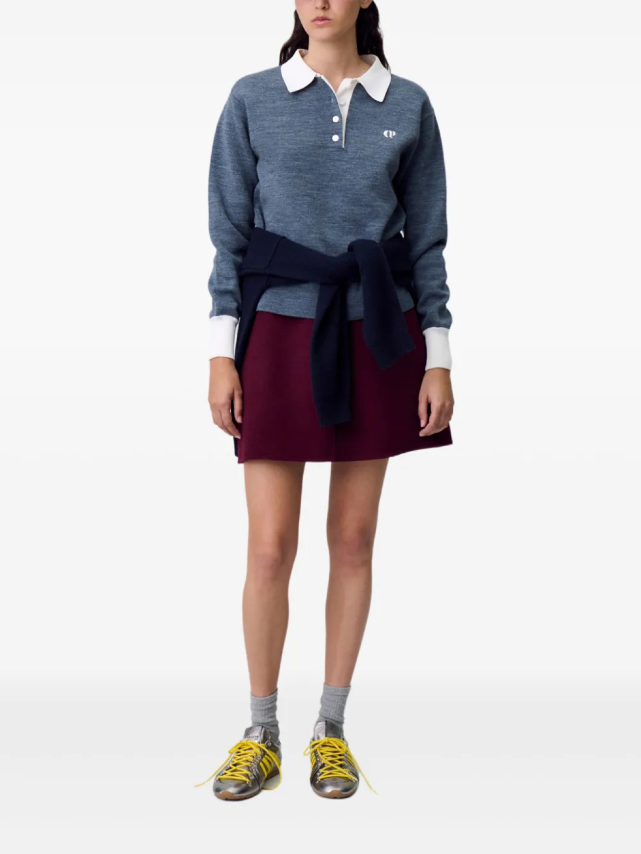 

Claudie Pierlot юбка мини из джерси, красный