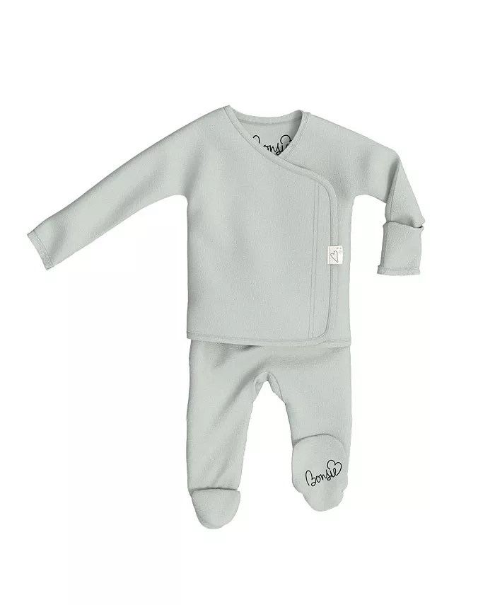 Baby Bonsie Skin to Skin для мальчиков, комбинезон Bonsie Baby, зеленый — фото 2