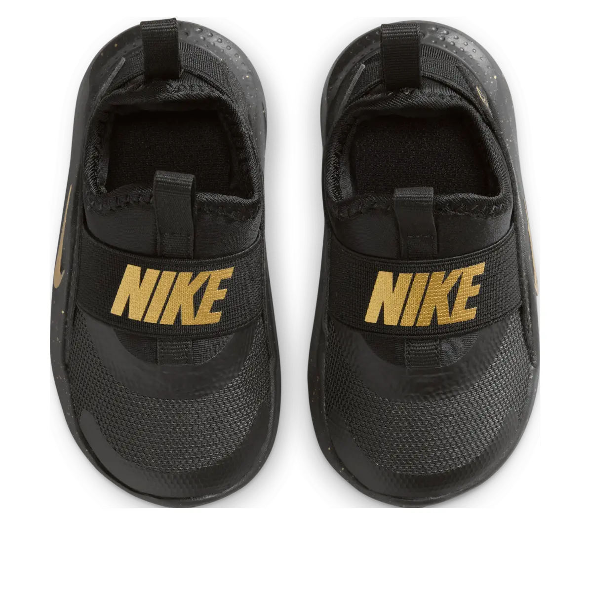 Кроссовки (TD) Nike Flex Runner 4 'Black Metallic Gold' — фото 4