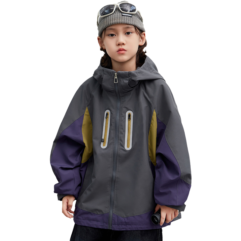 

Детская куртка с капюшоном Moderate EASTERN CAMEL, мультиколор