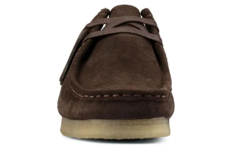 Ботинки Wallabee от Originals, темно-коричневая замша Clarks — фото 3