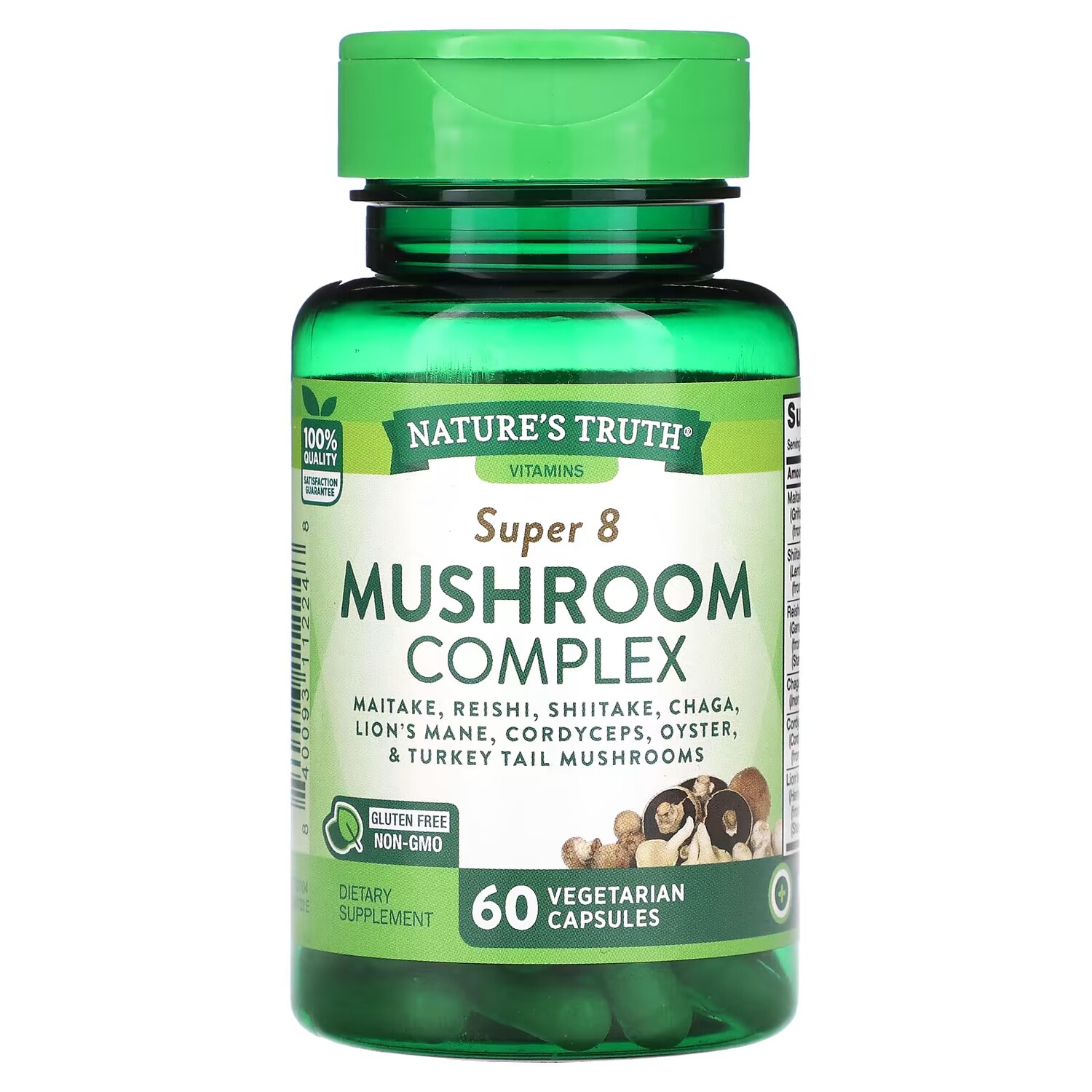 

Грибной комплекс Nature's Truth Super 8, 60 капсул