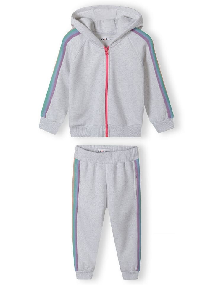 

Спортивная куртка Minoti 2tlg Outfit Jogginganzug 16fleece 53, серый