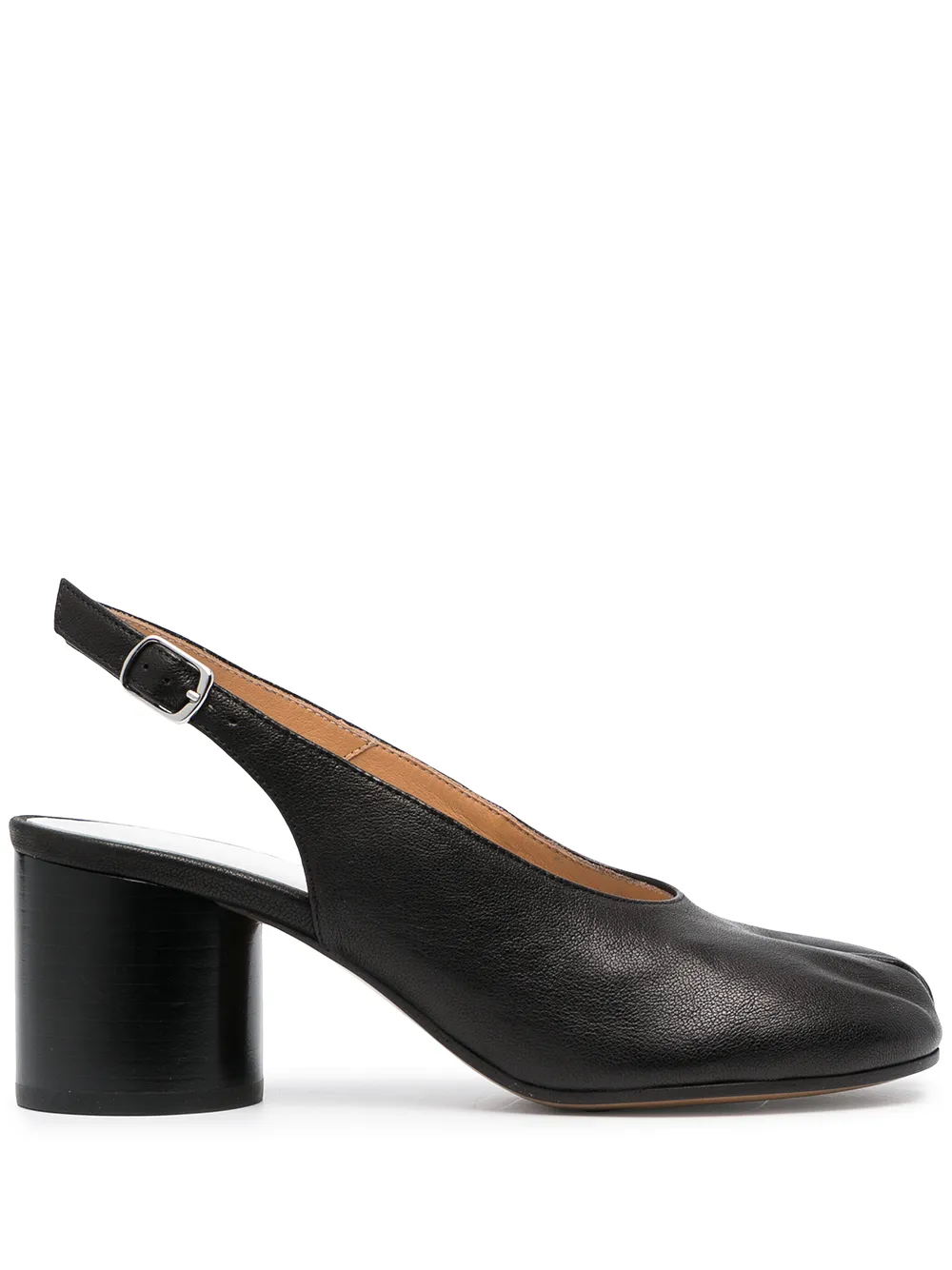 Туфли Tabi 60 с ремешком на пятке MAISON MARGIELA, черный