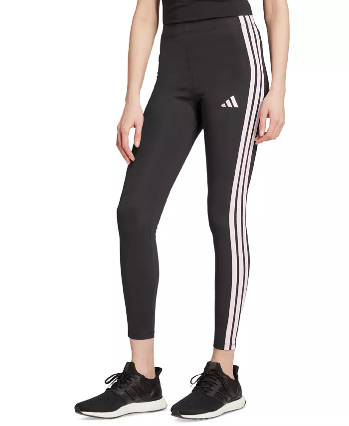 

Женские облегающие леггинсы с высокой посадкой и полной длиной adidas, черный
