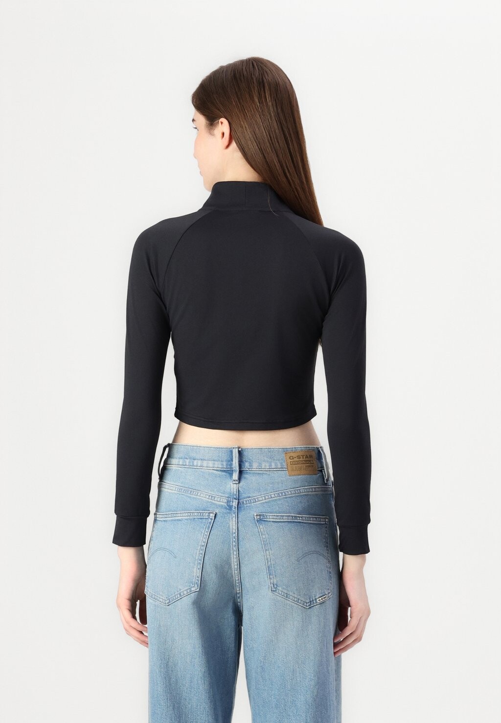 

Толстовка на молнии INTERLOCK TRACKTOP Juicy Couture, черный