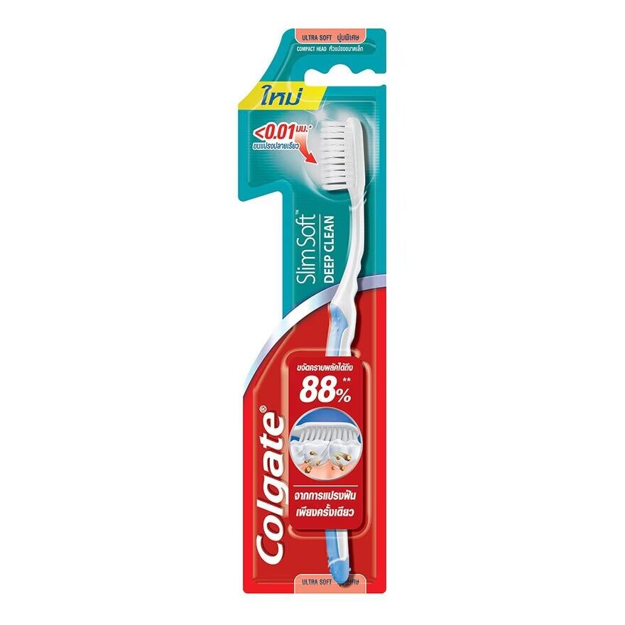 

Colgate TB SlimSoft Deep Clean 0,01, Green, Red, White