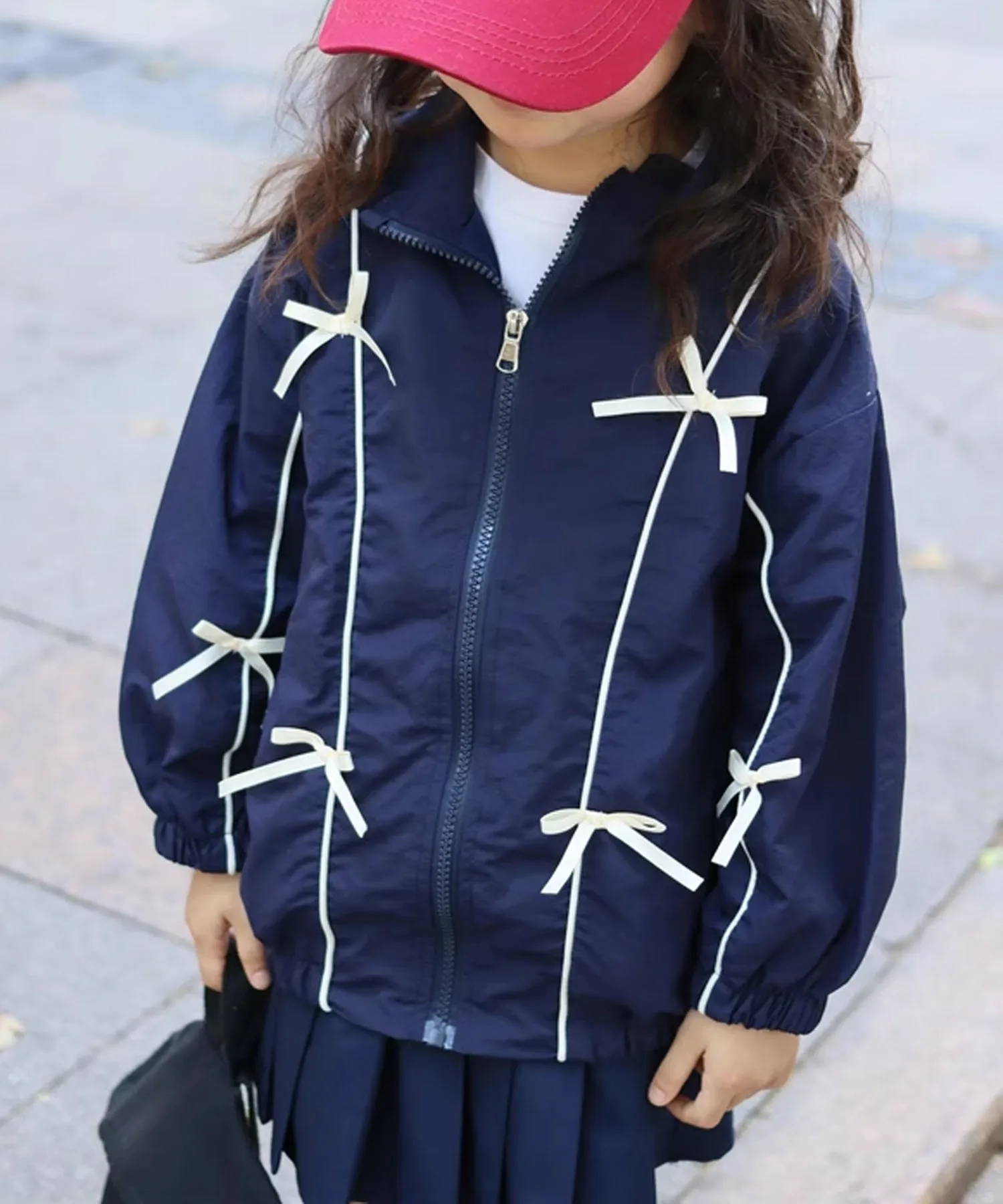 Детский блузон с лентой Aimoha Kids, Navy