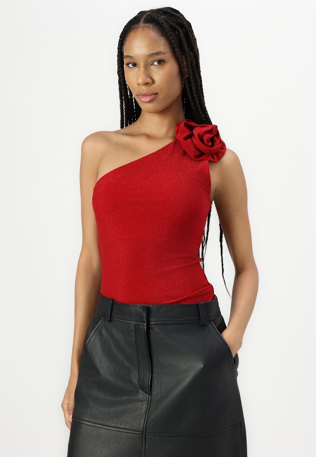 

Топ NORA ONE SHOULDER Rosemunde, красный