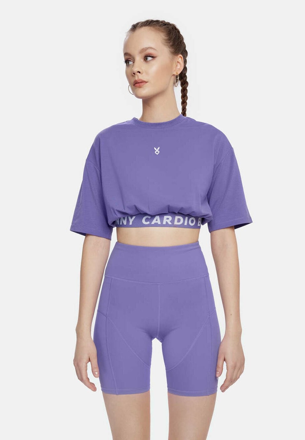 

Футболка с принтом Cardio Bunny, фиолетовый