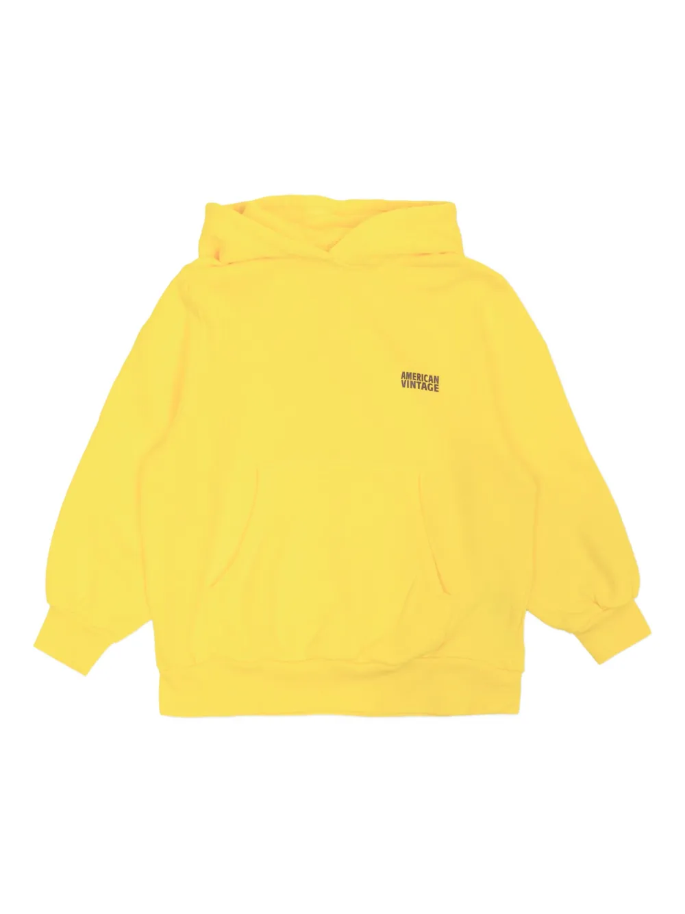 

Худи с логотипом American Vintage Kids, желтый