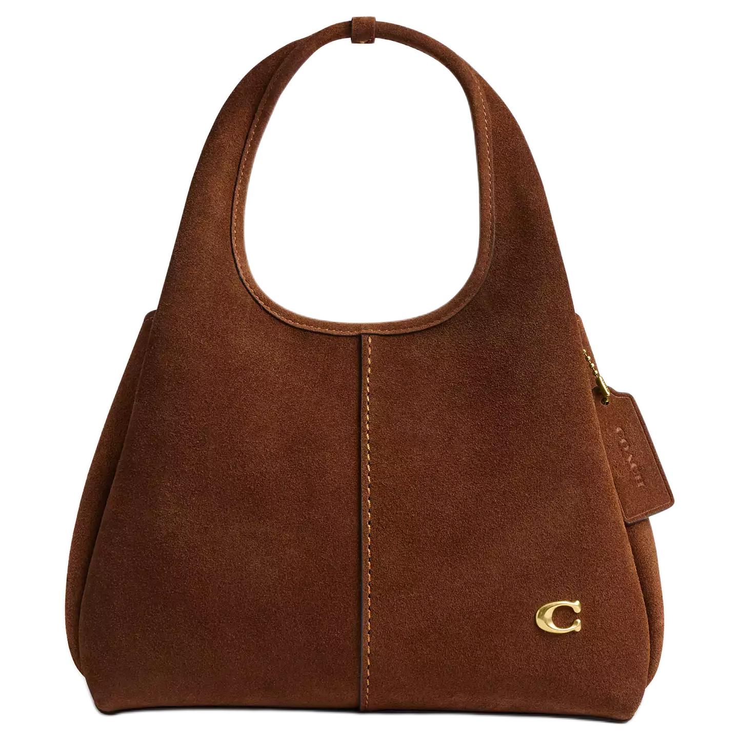 

COACH Сумка Lana из замши, средняя, женская, сладкий коричневый