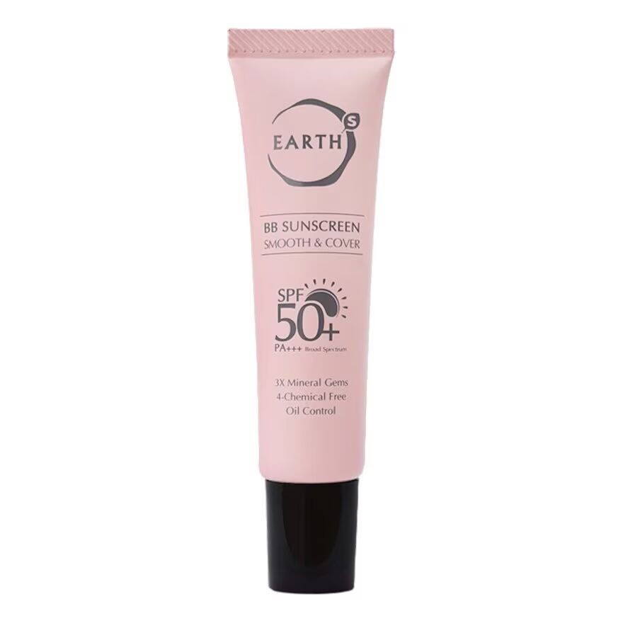 

Earths BB Sunscreen SmoothCover SPF 50+ PA+++14 G. Nude Beige, Pink