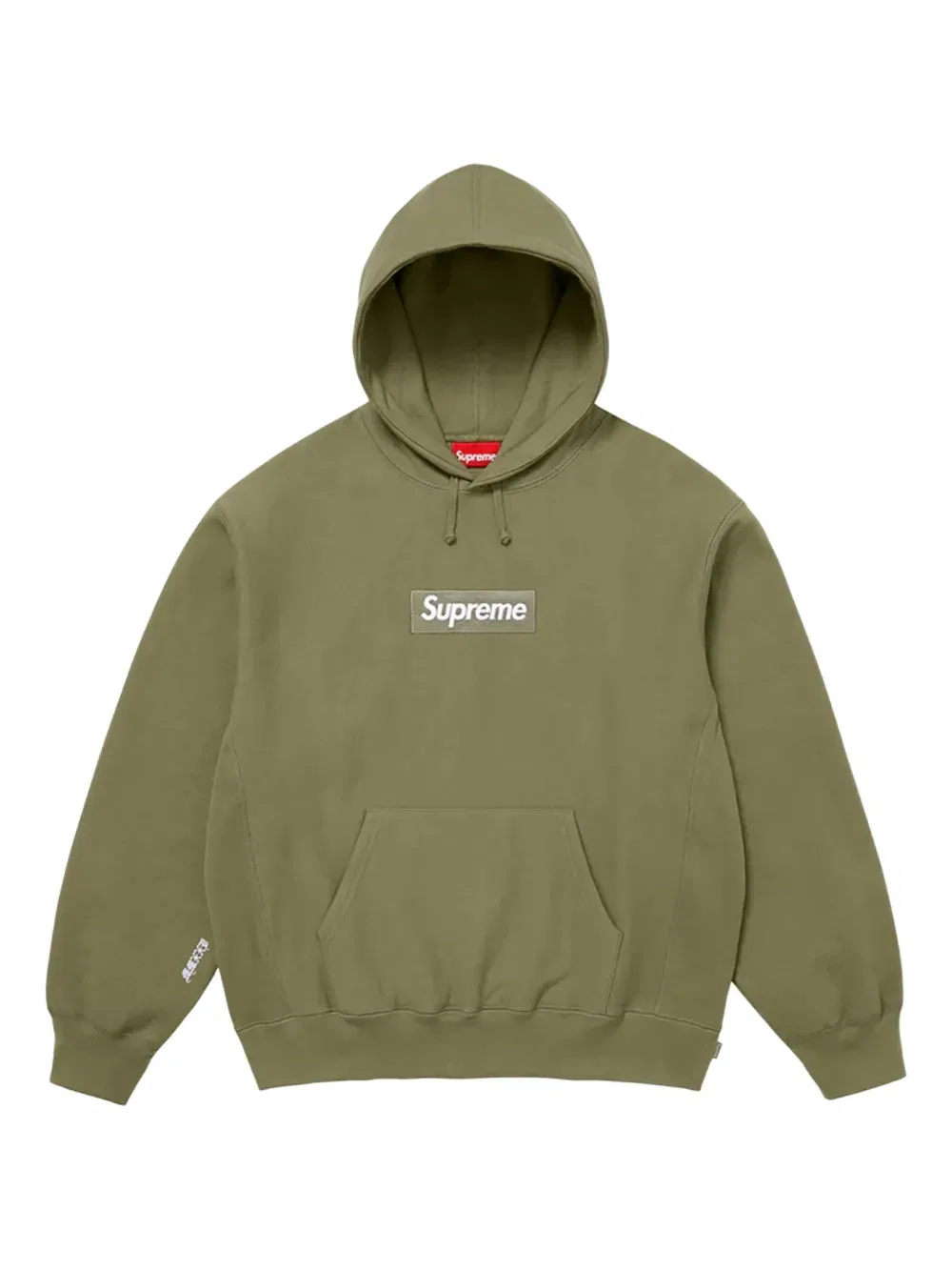Толстовка с капюшоном и логотипом Box Supreme, зеленый