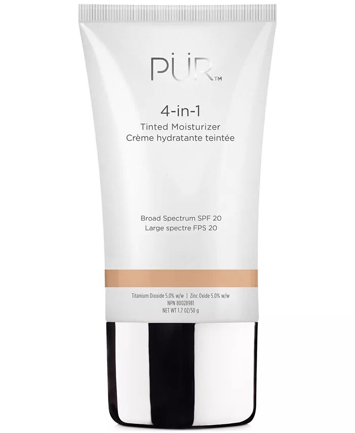 

Тональный увлажняющий крем 4-в-1 SPF 20 Pür, цвет Light - light w/ neutral undertones