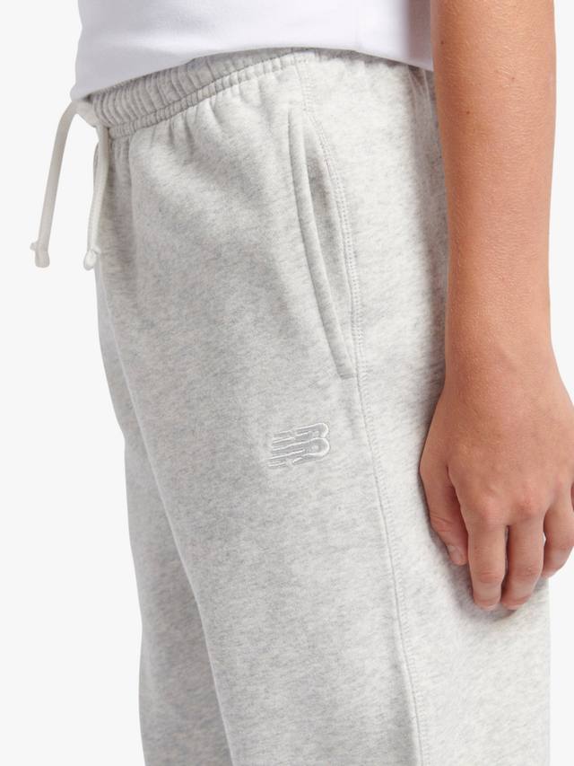 Детские джоггеры с маленьким логотипом на спине New Balance, Ash Heather — фото 4