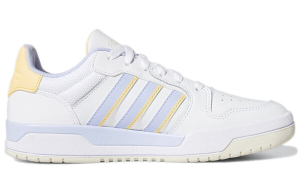 Кроссовки (WMNS) adidas Neo Entrap 'White Yellow Purple', белый — фото 2