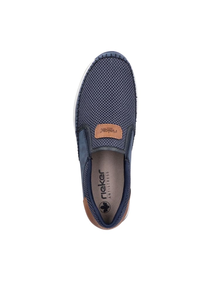 Rieker Спортивные лоферы синего цвета — фото 4