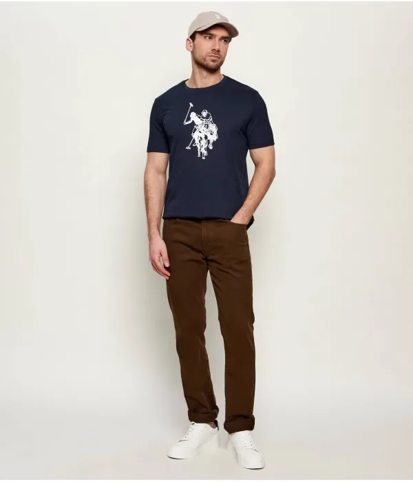 Футболка regular fit Us Polo Assn, темно-синий — фото 2