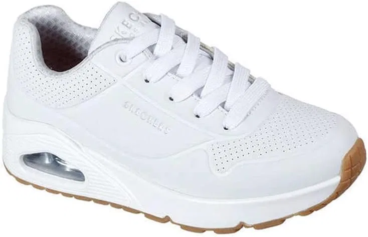 Детские кроссовки Skechers UNO Stand On Air 403674l, White Synthetic Trim — фото 2