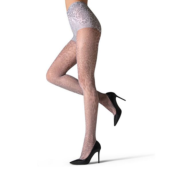 

Нейтральные колготки с анималистичным принтом Natori