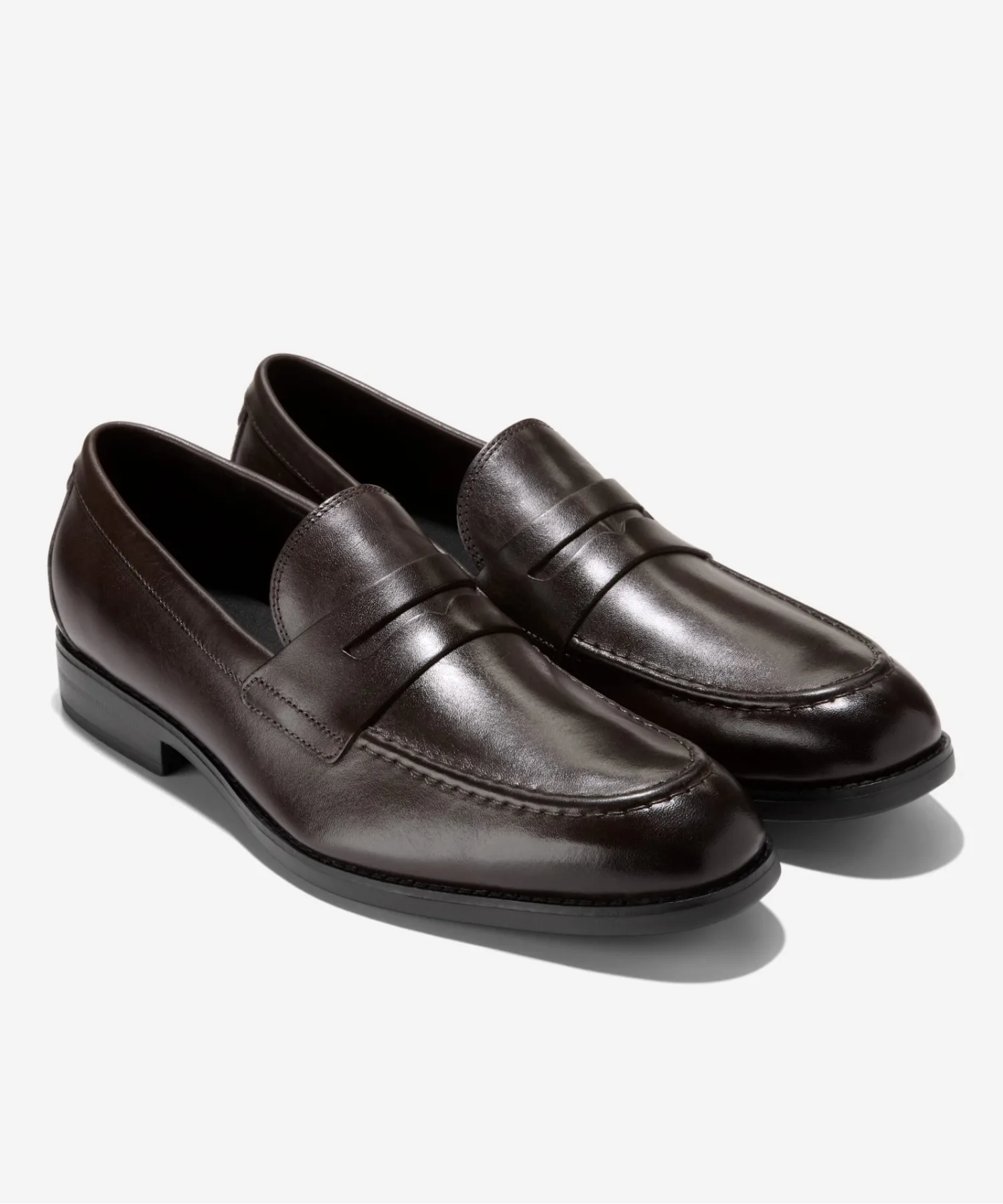 Мужские лоферы из натуральной кожи с технологией FlexCraft™ Harmony Grand Penny COLE HAAN коричневые — фото 2
