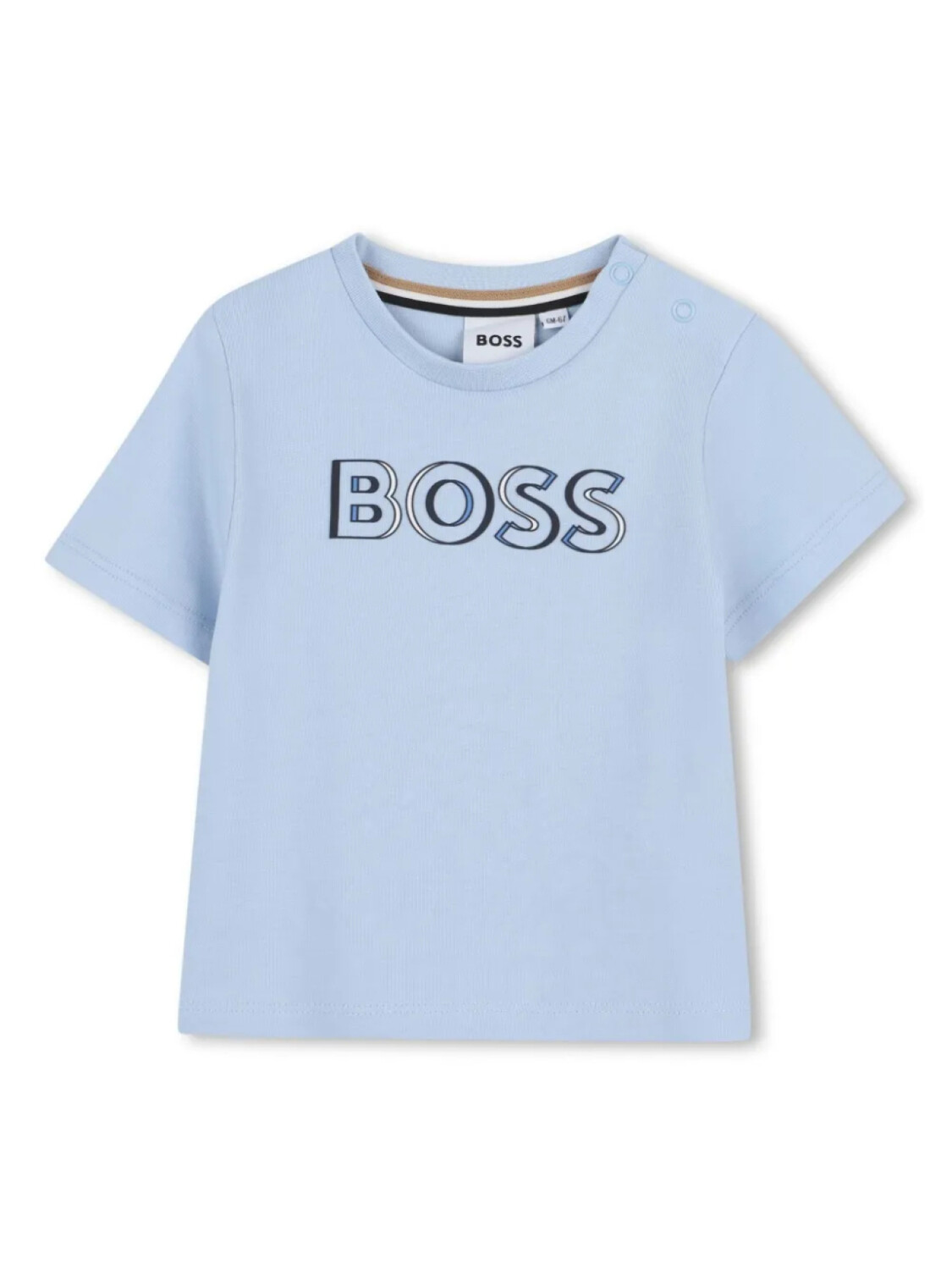 

Футболка с логотипом BOSS Kidswear, синий