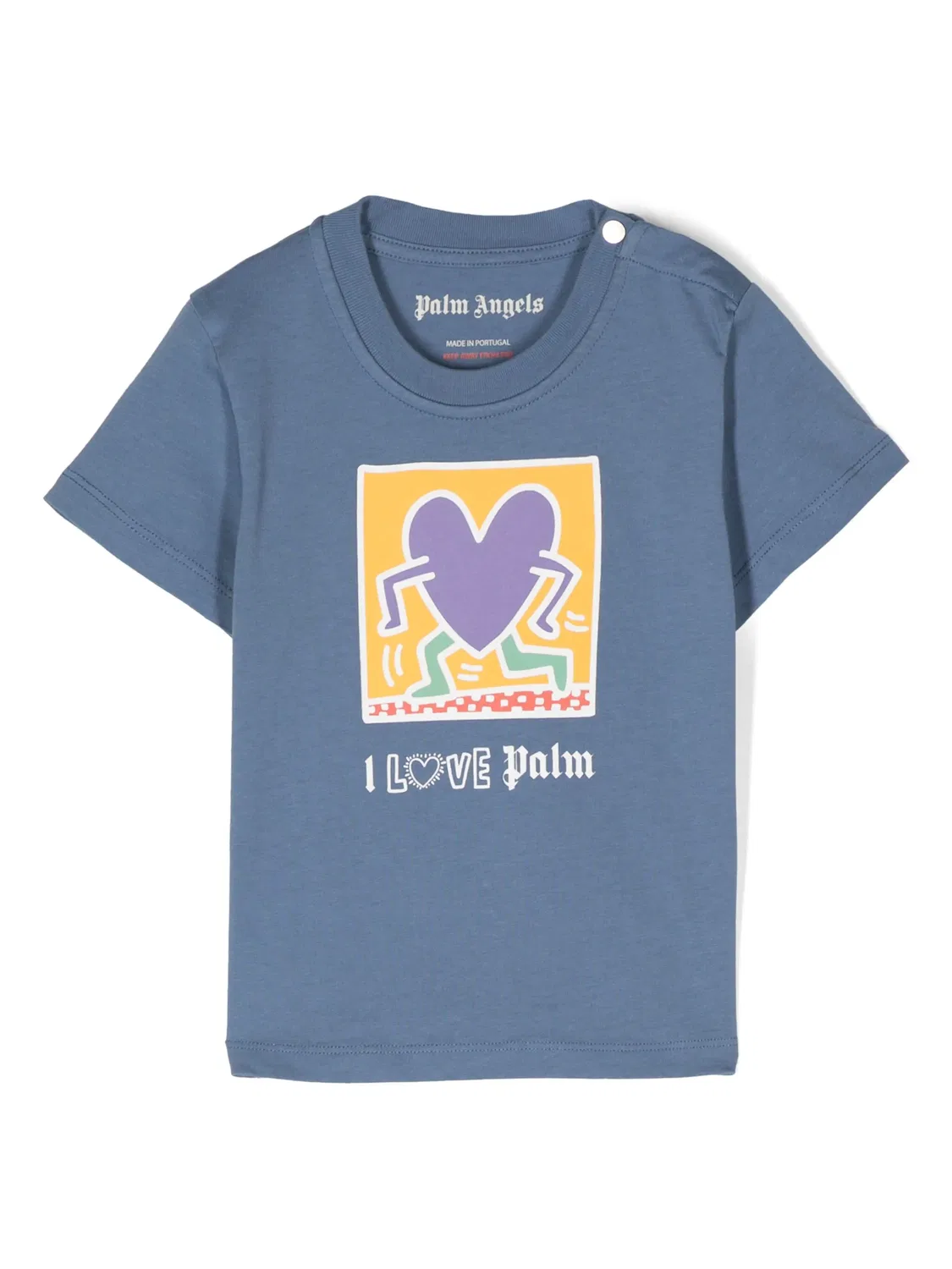 Футболка с принтом из коллаборации с Keith Haring Palm Angels Kids