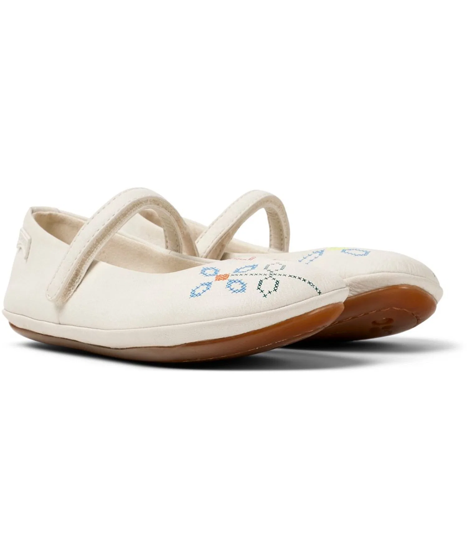 Детские туфли CAMPER TWINS KIDS на плоской подошве