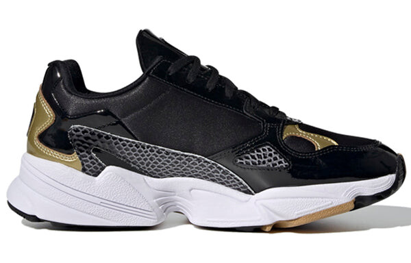 Кроссовки Chunky originals falcon black Adidas, черный — фото 3