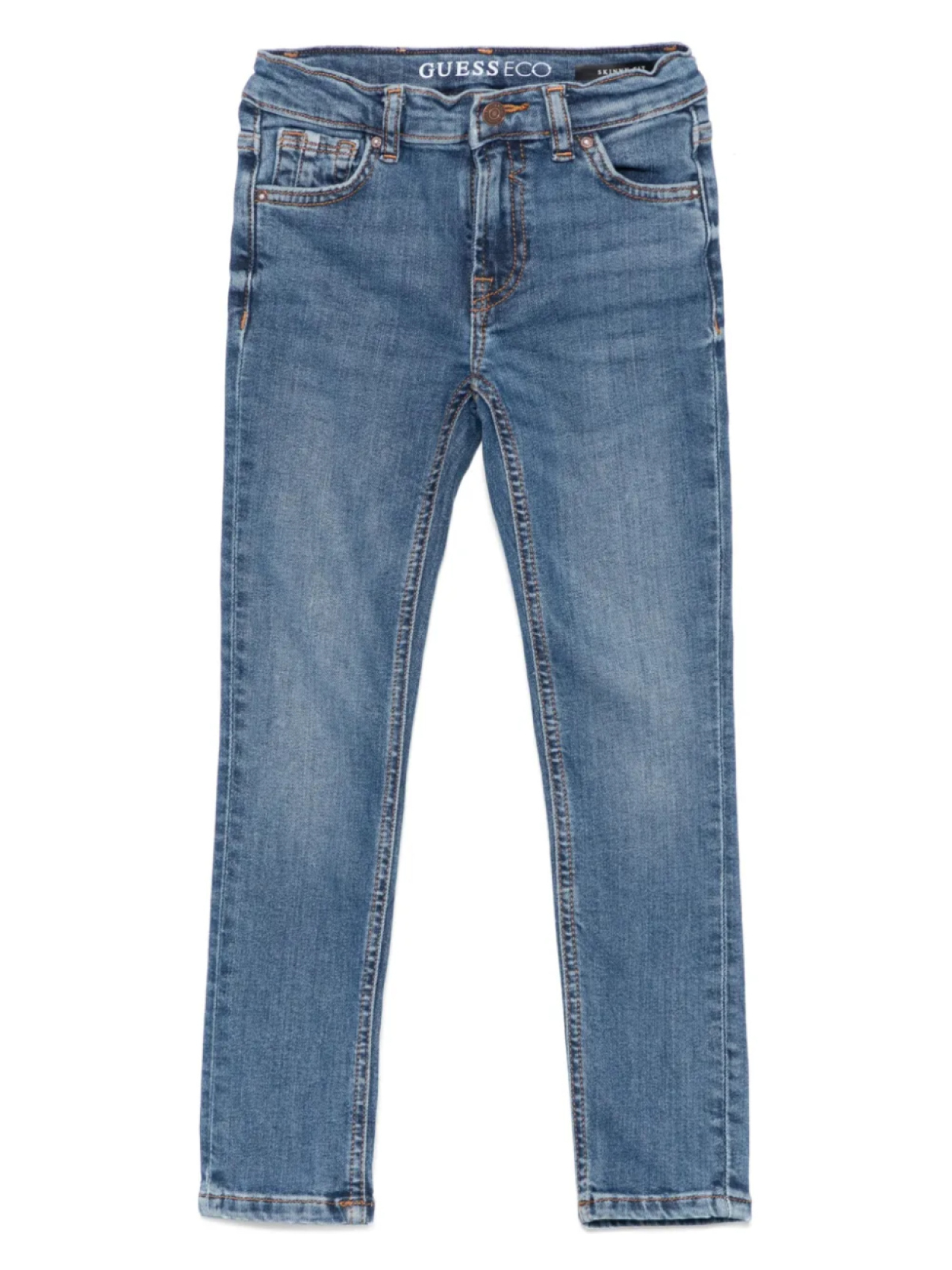 

Угадайте детские джинсы с пятью карманами guess kids, синий