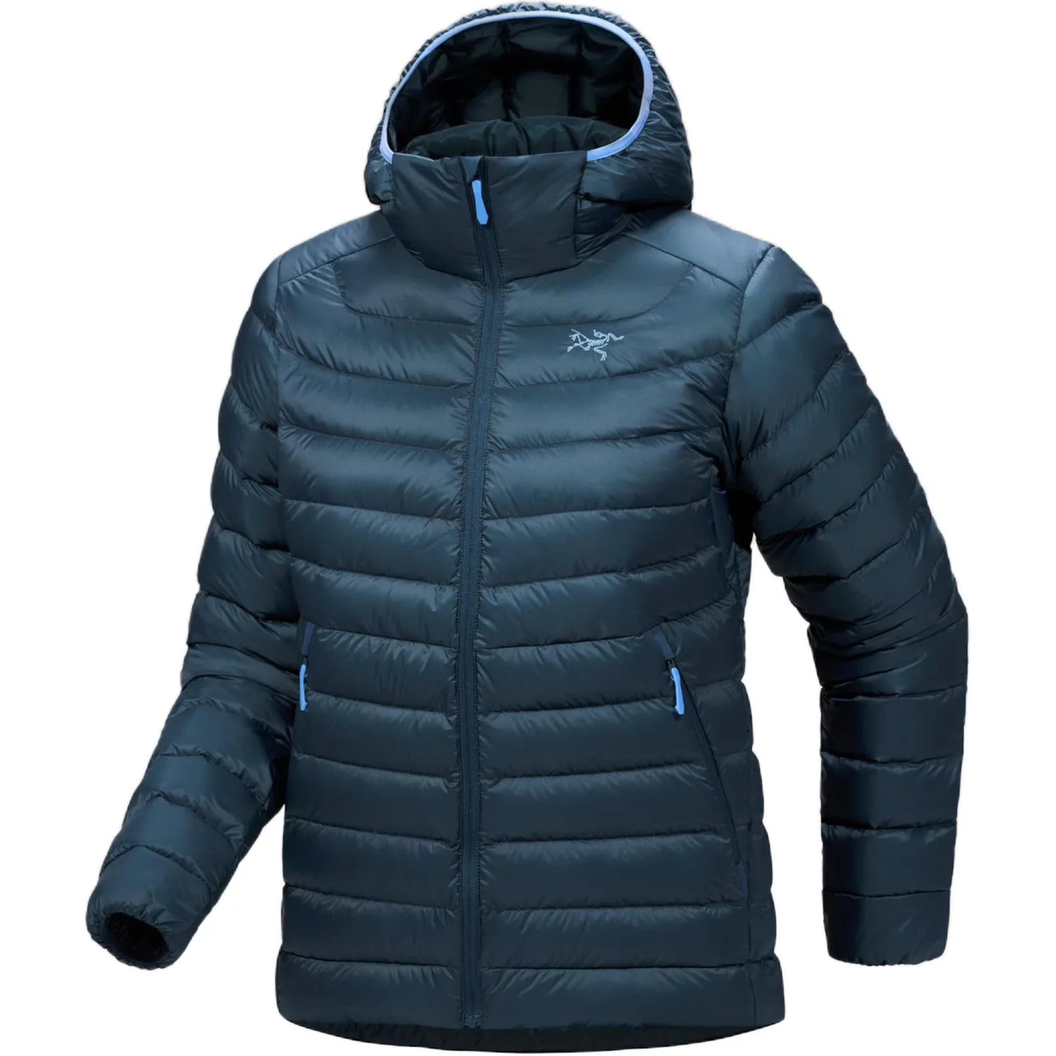 Женская пуховая куртка Cerium Hoody Arcteryx, Nightscape/Whistler Blue/Vast Sky Blue/Glacial