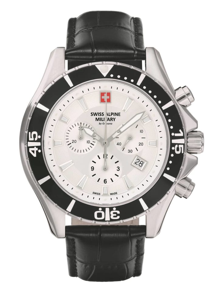 

Swiss Alpine Military by Grovana Швейцарские часы 7040 черного цвета