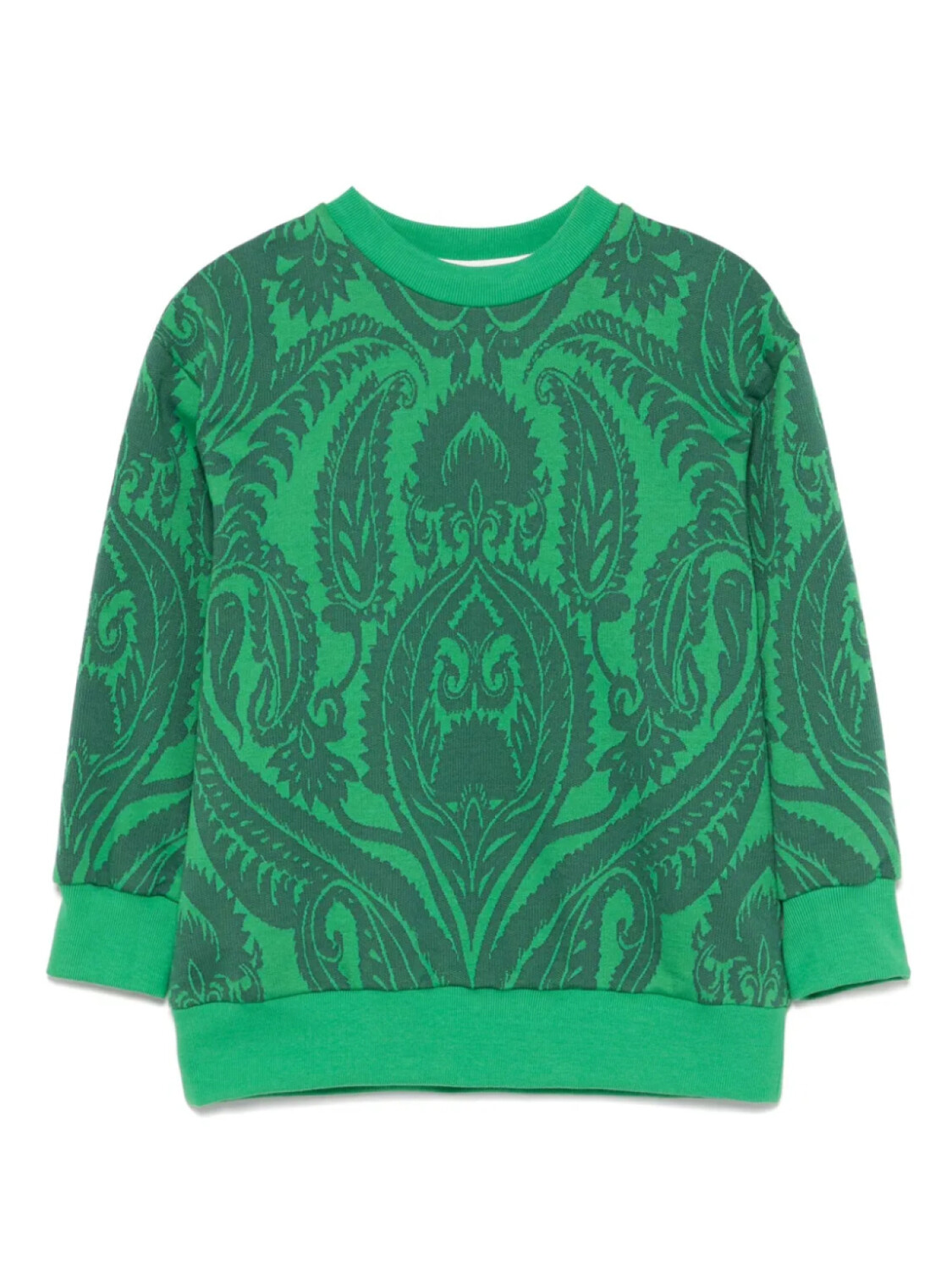 

ETRO KIDS толстовка с принтом пейсли, зеленый