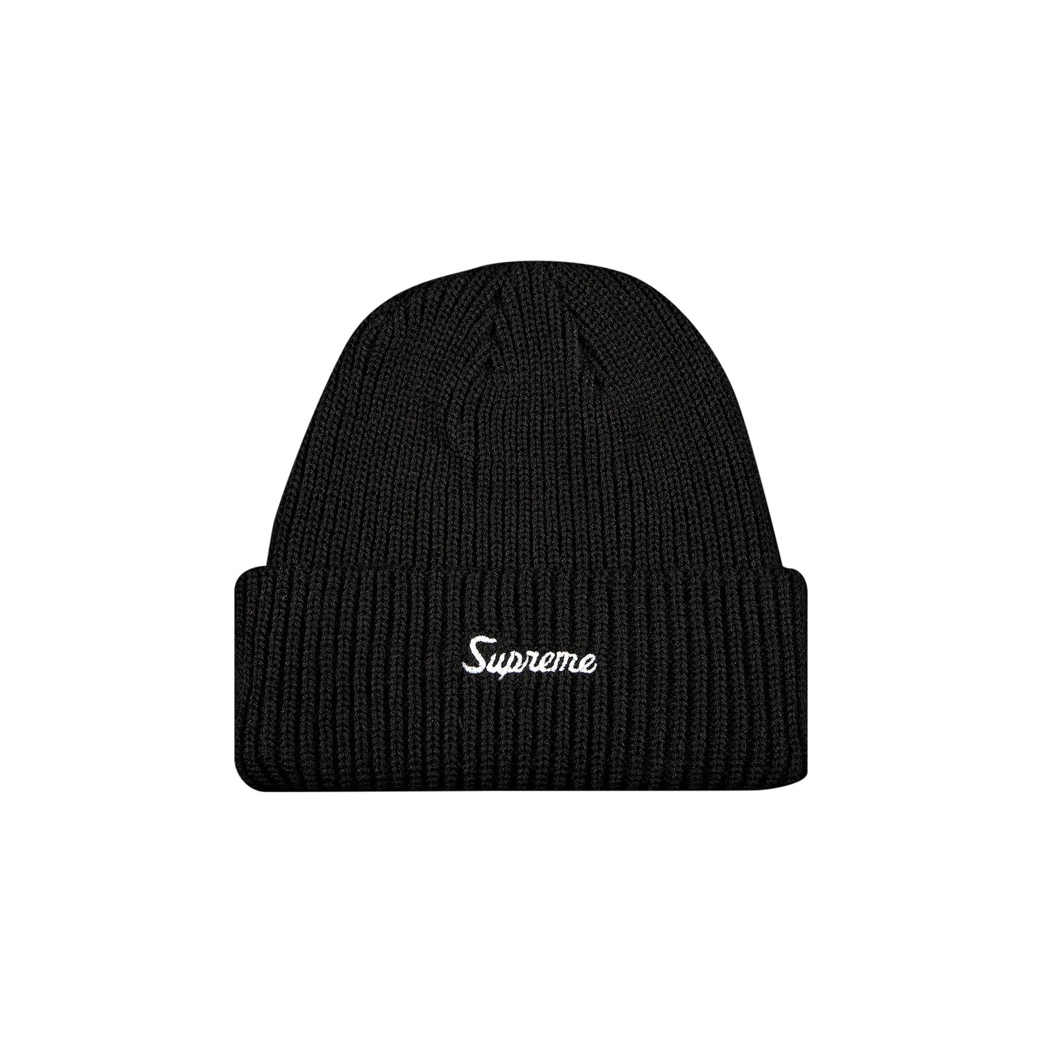 

Шапка-бини Supreme свободного кроя, цвет Черный