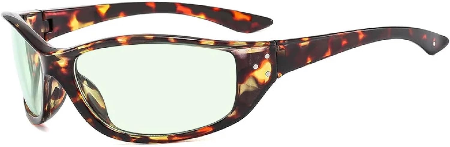 

Ретро-солнцезащитные очки «кошачий глаз» конфетных цветов для женщин, модные заклепки, для активного отдыха, панк-стиль, модные солнцезащитные очки для мужчин WNCKSQ, Leopard Green