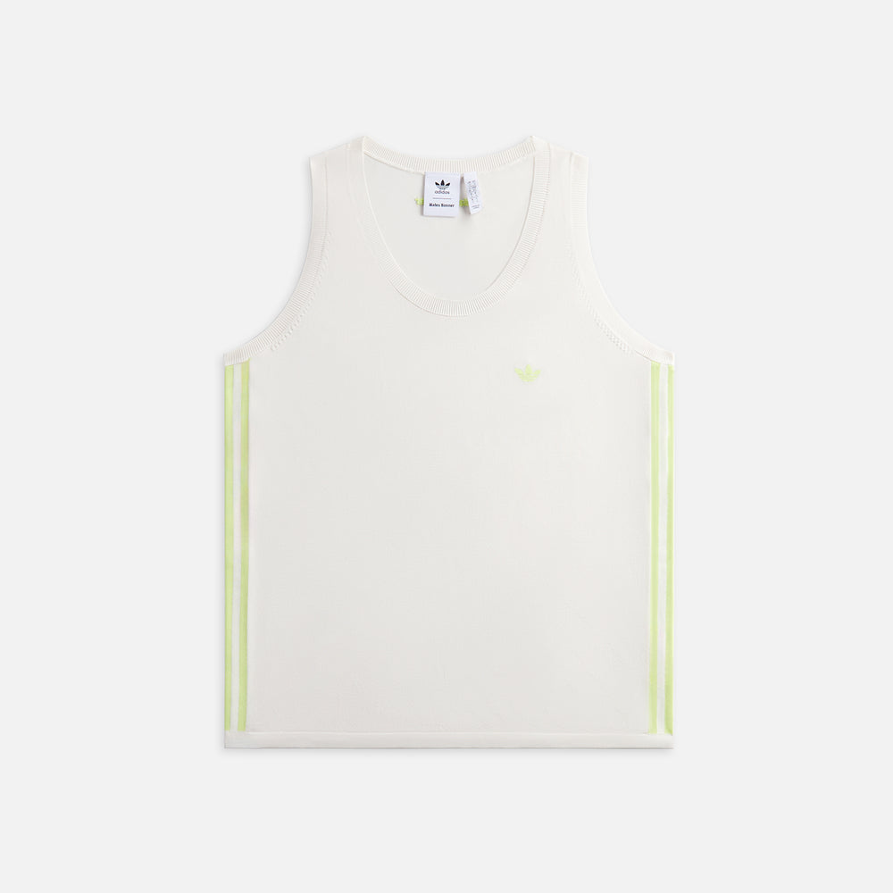 

Рубашка adidas Originals by Wales Bonner Knit Vest, цвет Ivory/Lime