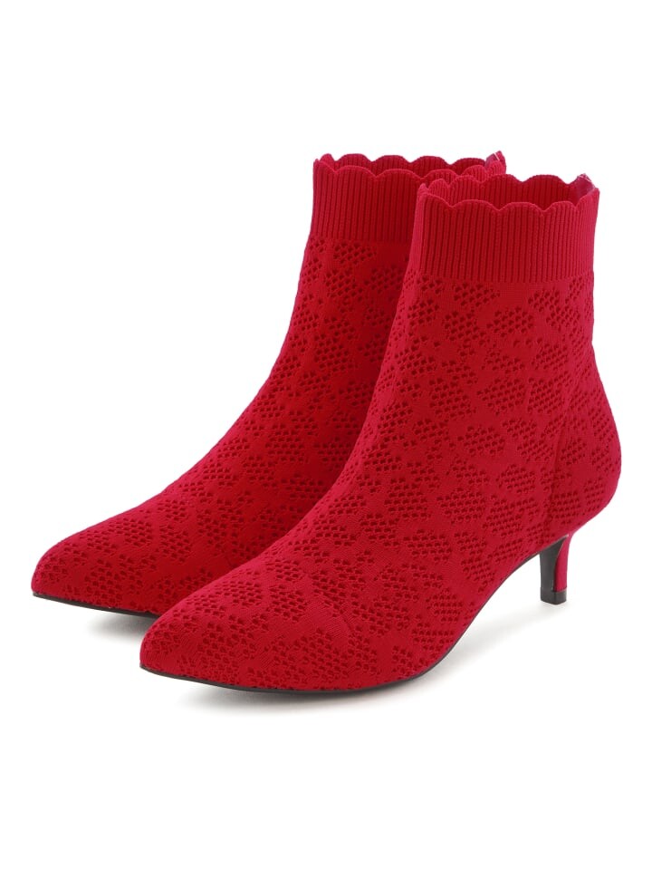 Ботильоны LASCANA Ankleboots, красный