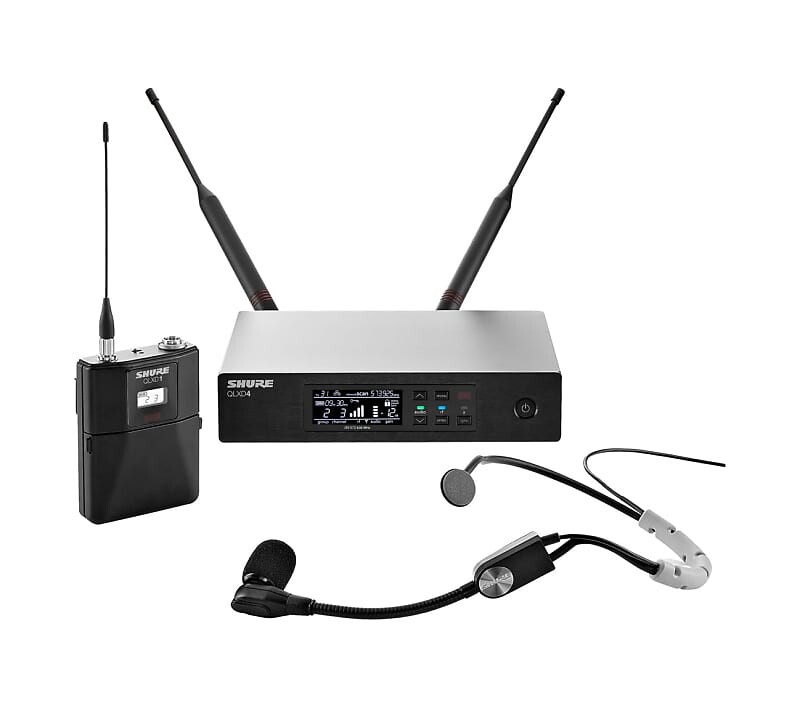 

Беспроводная система Shure QLXD14/SM35-J50A Wireless System with SM35 Headworn Microphone. J50 Band QLXD14-SM35-J50A-U