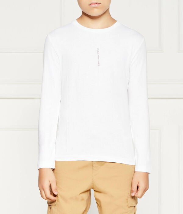 

Лонгслив Slim Fit Calvin Klein Jeans, белый