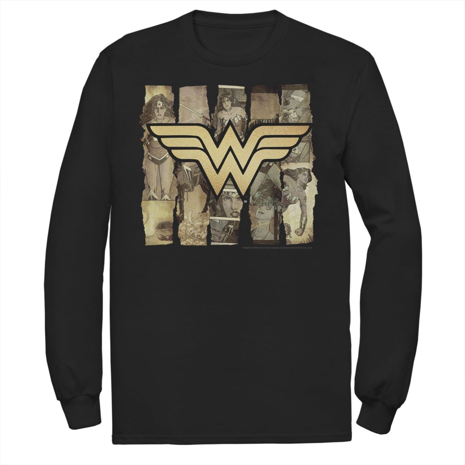 

Мужская футболка DC Comics Wonder Woman с логотипом газеты и портретами Licensed Character