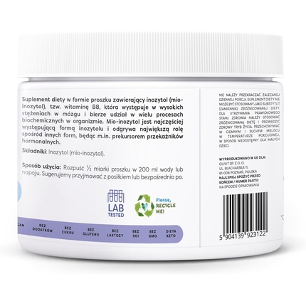 Osavi Inositol 1000 мг Порошок 240 г - Поддерживает биохимические процессы Olivit — фото 2