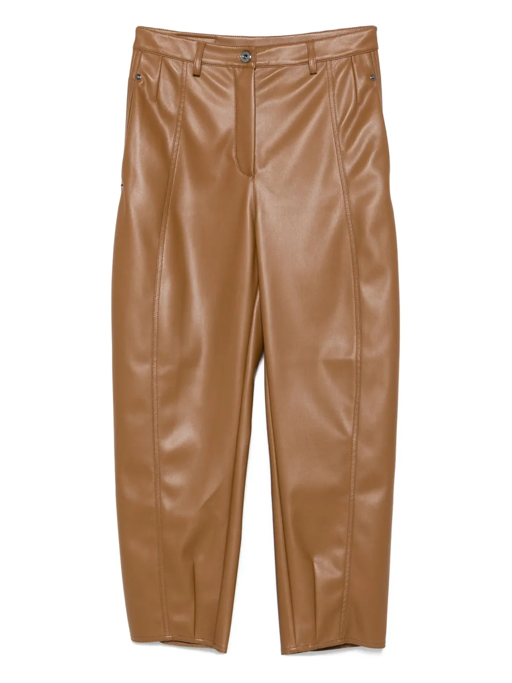 

Брюки из искусственной кожи MAX MARA, коричневый