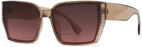 

Классические квадратные солнцезащитные очки 2027 года для женщин и мужчин, модные ретро-очки с защитой от УФ-излучения UV400, винтажные, стильные, с градиентным переходом цвета MTZJH, C2