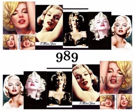

Водные наклейки для ногтей - №989, Raisin