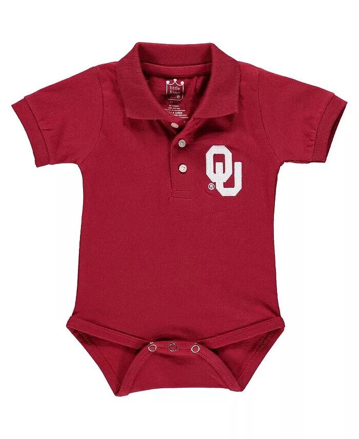 

Боди-поло Crimson Oklahoma Sooners для мальчиков и девочек Little King Apparel
