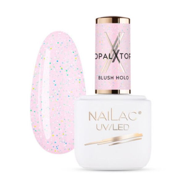 

Топ-гибрид топ-румяна голографические, 7 мл Nailac Opalx